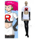 Pokemon Team Rocket Jessie Cosplay Costume