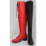 AMNESIA SHIN Black Red Cosplay Boots Shoes