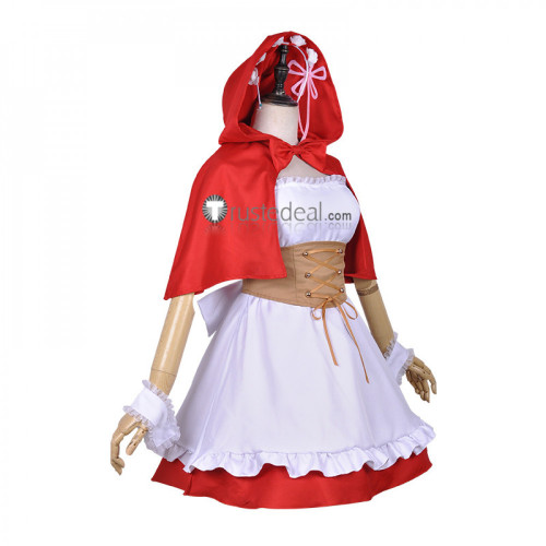 Re Zero Kara Hajimeru Isekai Seikatsu Twins Rem Ram Red Hood Cosplay Costumes