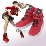 Persona5 Dancing Star Night Ann Takamaki Red Cosplay Shoes Boots