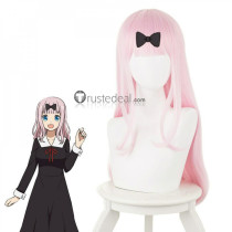 Kaguya-sama wa Kokurasetai Love Is War Chika Fujiwara Pink Cosplay Wig