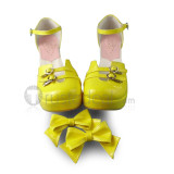 Yellow Concise Lolita Sandals