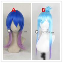 Plunderer Hina Blue Cosplay Wigs
