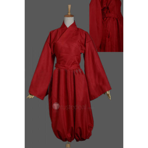 Noragami Rabo Kimono Red Black White Cosplay Costume