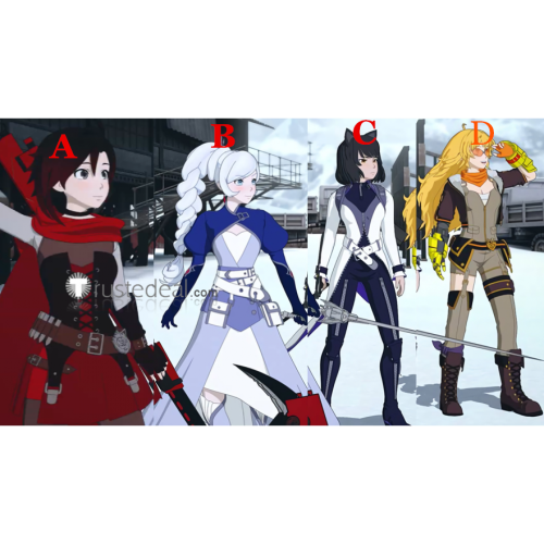 RWBY Volume 7 Atlas Ruby Weiss Blake Yang Cosplay Costumes