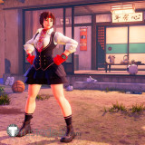 Street Fighter 5 V SAKURA Cosplay Battle Boots Shoes