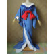 Hell Girl Jigoku Shoujo Girl from Hell Hone Onna Blue Kimono Cosplay Costume 2