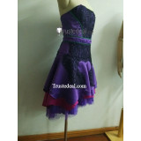 Descendants 2 Mal Cotillion Purple Dress Disney Cosplay Costume