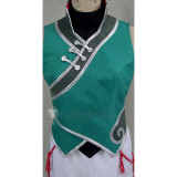 RWBY Volume 4 Lie Ren Green White Cosplay Costume