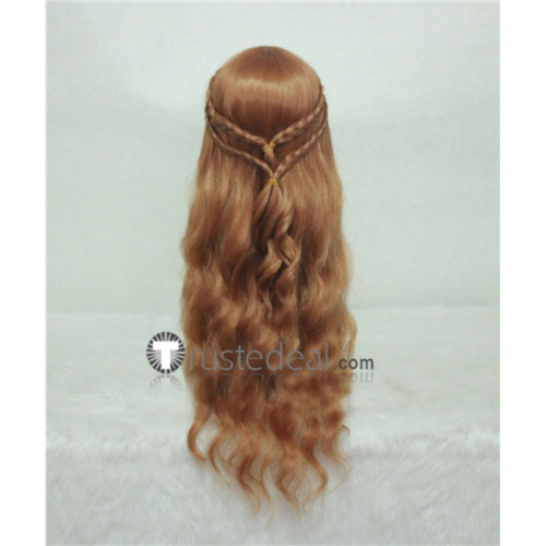 Game of Thrones Queen Cersei Lannister Braid Brown Cosplay Wig