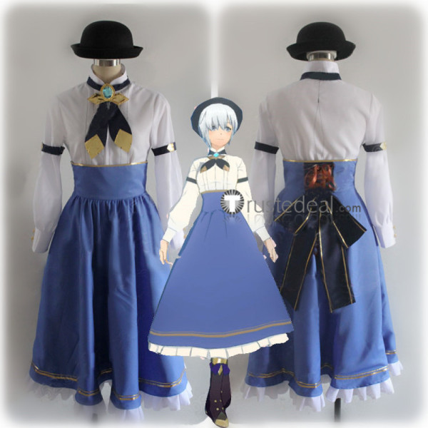 Lord of Heroes Vanessa Blue White Cosplay Costume