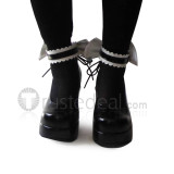 Antaina Black Red Lolita Heels Shoes