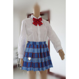 Love Live Nico Yazawa Pink Sweater School Uniform Cosplay Costume