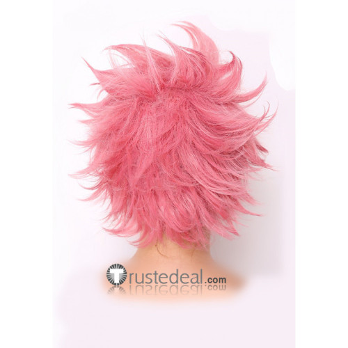 Fairy Tail Natsu Dragneel Pink Cosplay Wig