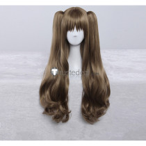 Fate Stay Night Tohsaka Rin Light Brown Ponytails Cosplay Wig