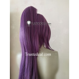 Bleach Shihouin Yoruichi Long Purple Ponytail Cosplay Wigs