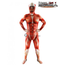 Attack on Titan Shingeki no Kyojin Giant Colossal Titan Suit Cosplay Costume