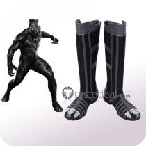 Captain America Civil War Black Panther Cosplay Boots Shoes