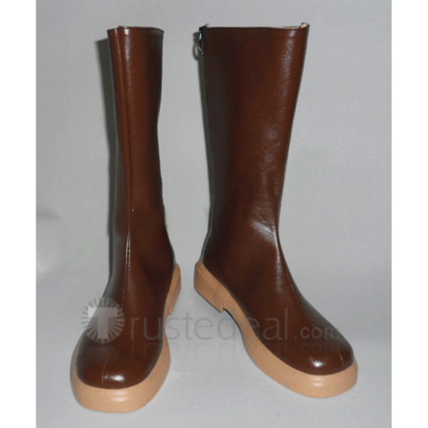 Fairy Tail Lucy Heartfilia Brown Cosplay Boots Shoes