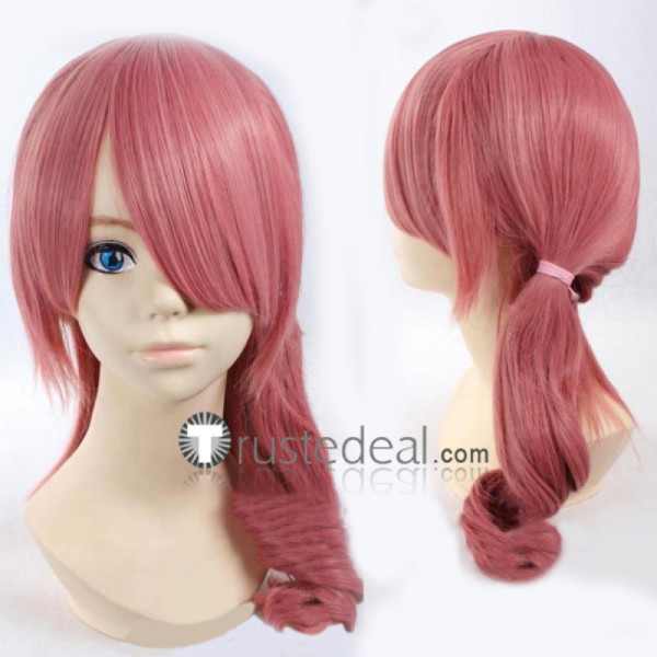Final Fantasy XIII Serah Farron Pink Red Cosplay Wig