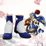 Guilty Gear Bridget Blue White Cosplay Shoes Boots