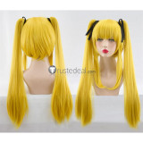 Kakegurui Mary Meari Saotome Blonde Yellow Ponytails Cosplay Wig
