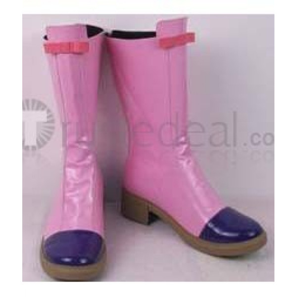 Aquarion Evol MIX Pink Cosplay Boots Shoes