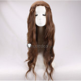 Game of Thrones Queen Margaery Tyrell Braid Brown Cosplay Wig