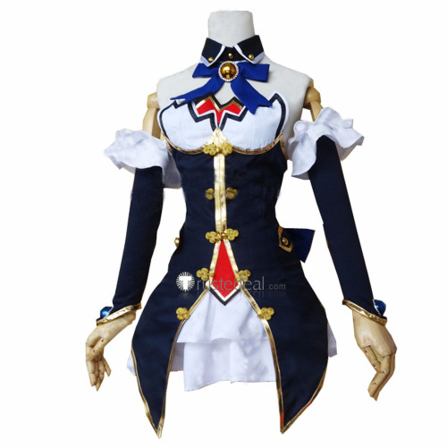 Hyperdimension Neptunia Noire Black White Cosplay Costume