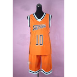 Kurokos Basketball Shutoku Midorima Shintarou Orange Sportswear Cosplay Costume