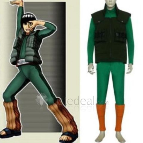 Naruto Maito Gai Cosplay Costume(FK56)