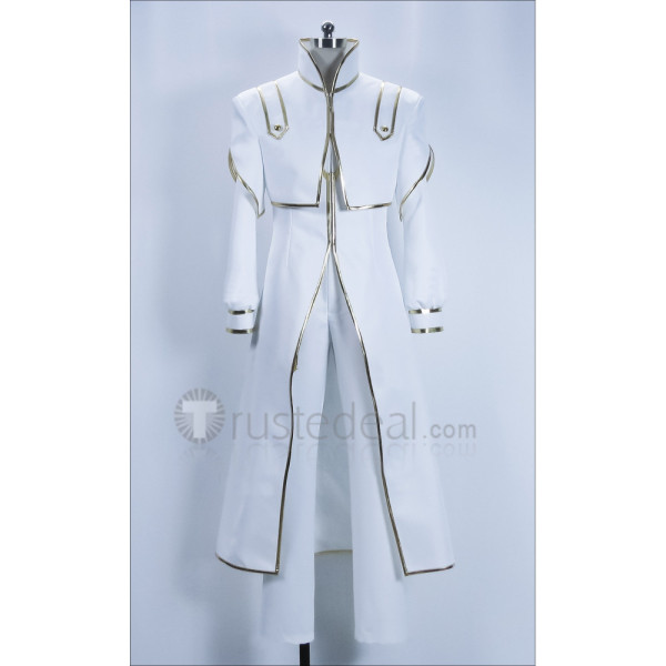 YuGiOh ZEXAL Quattro Vetrix White Cosplay Costume