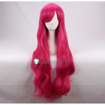 Long Pink Curly Cosplay Wig