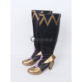 SINoALICE Cinderella Gunner Black Golden Cosplay Shoes Boots