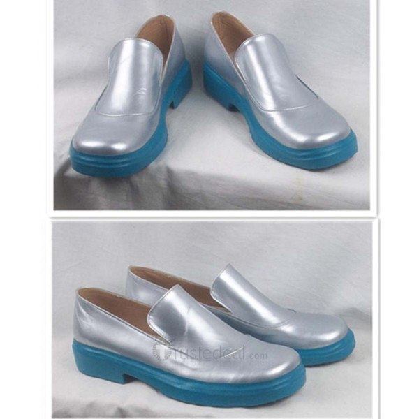 Vocaloid Snow Miku Silver Cosplay Shoes Boots