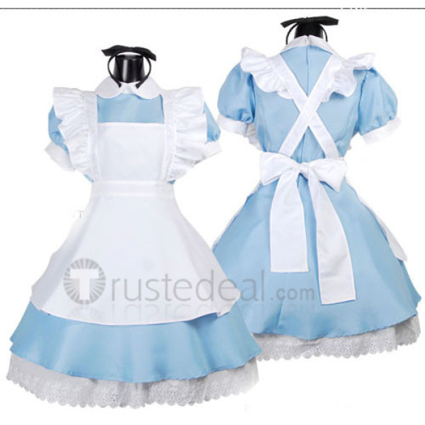 Alice in Wonderland Alice Blue Cosplay Costume