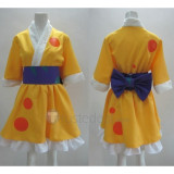 K-On! Ritsu Tainaka Cute Yellow Concert Kimono Cosplay Costume