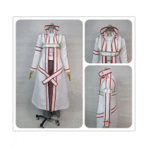 Sword Art Online Kirito KoB White Red Cosplay Costume