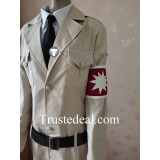 Attack on Titan Shingeki no Kyojin Final Season 4 Reiner Braun Zeke Yeager Marley Military Uniform Cosplay Costume