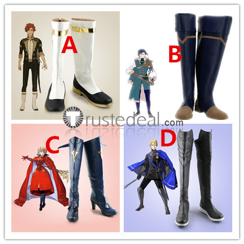 Fire Emblem Awakening Felix Sylvain Dimitri Edelgard Princess Cosplay Boots Shoes