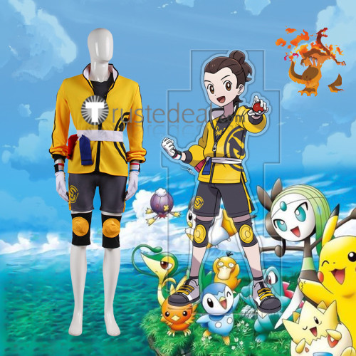 Pokemon Sword and Shield Isle of Armor Victor Cosplay Costume