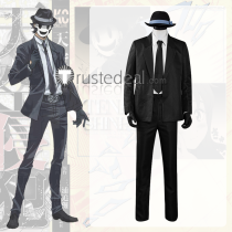 High-Rise Invasion Tenkuu Shinpan Sniper Mask Black Suit Cosplay Costume