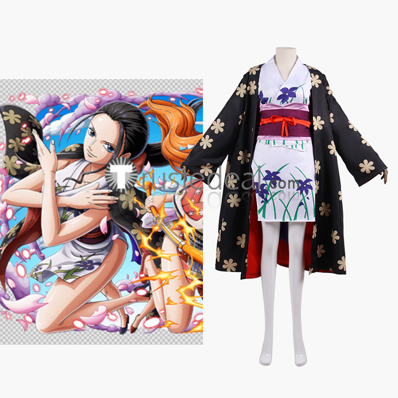 Wano Country Arc Onigashima Nico Robin Kimono Cosplay Costume
