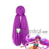 League of Legends LOL NEW Gwen Space Groove Withered Rose Syndra Purple Blue Purplish Cosplay Wigs