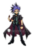 YuGiOh The Dark Duelist Yuto Black Cosplay Costume