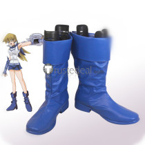 YuGiOh Alexis Rhodes Blue Cosplay Boots Shoes