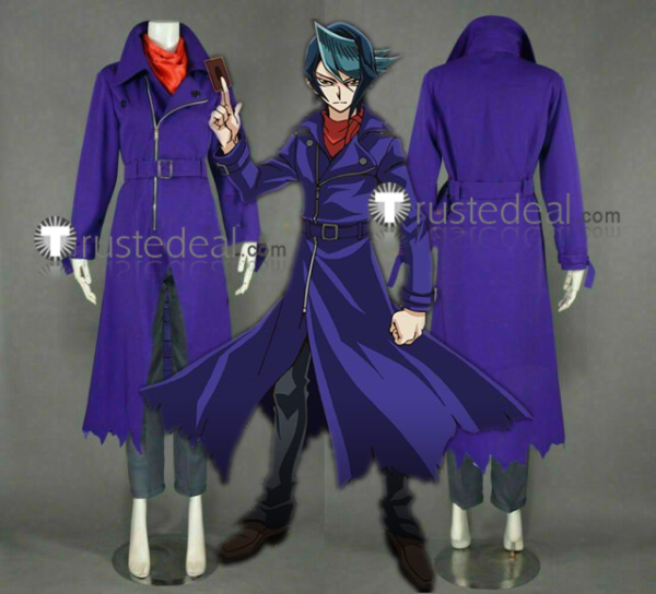 Yu-Gi-Oh! ARC-V Shun Kurosaki Purple Cosplay Costumes