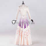 Frozen 2 Disney Cronation Queen Anna Gown and Daily Dress Cosplay Costume