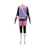 Pokemon Snap Rita Purple Cosplay Costume