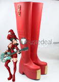 Guilty Gear Elphelt Valentine I-No Red White Cosplay Shoes Boots